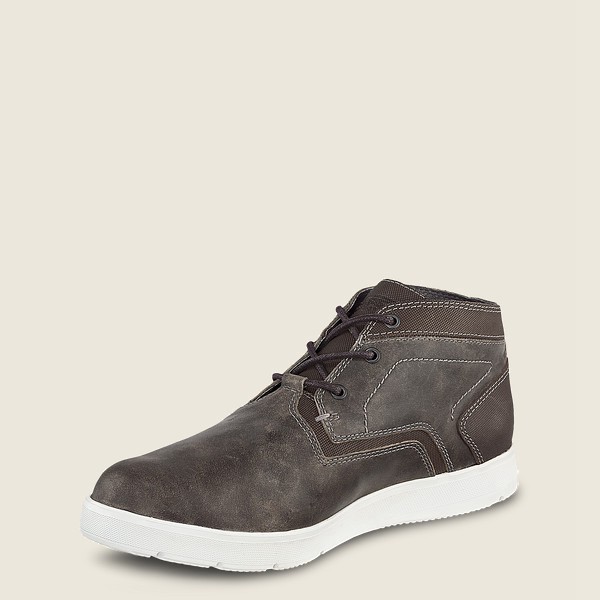 Botas de Trabajo Red Wing Hombre Grises Oscuro - Zero-G Lite - Soft Toe Chukka - 129-HDVPTU